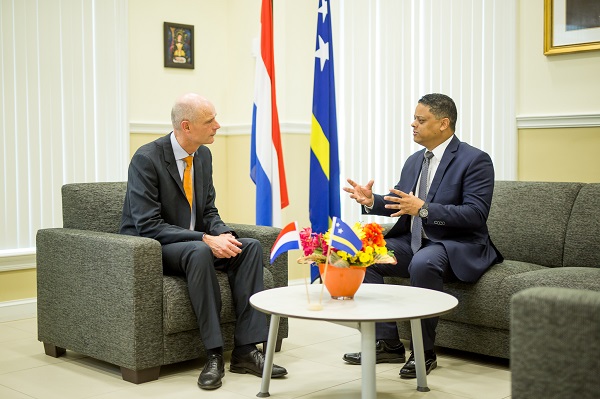 Prime Minister Rhuggenaath meets with Minister Blok for consultations on foreign relations