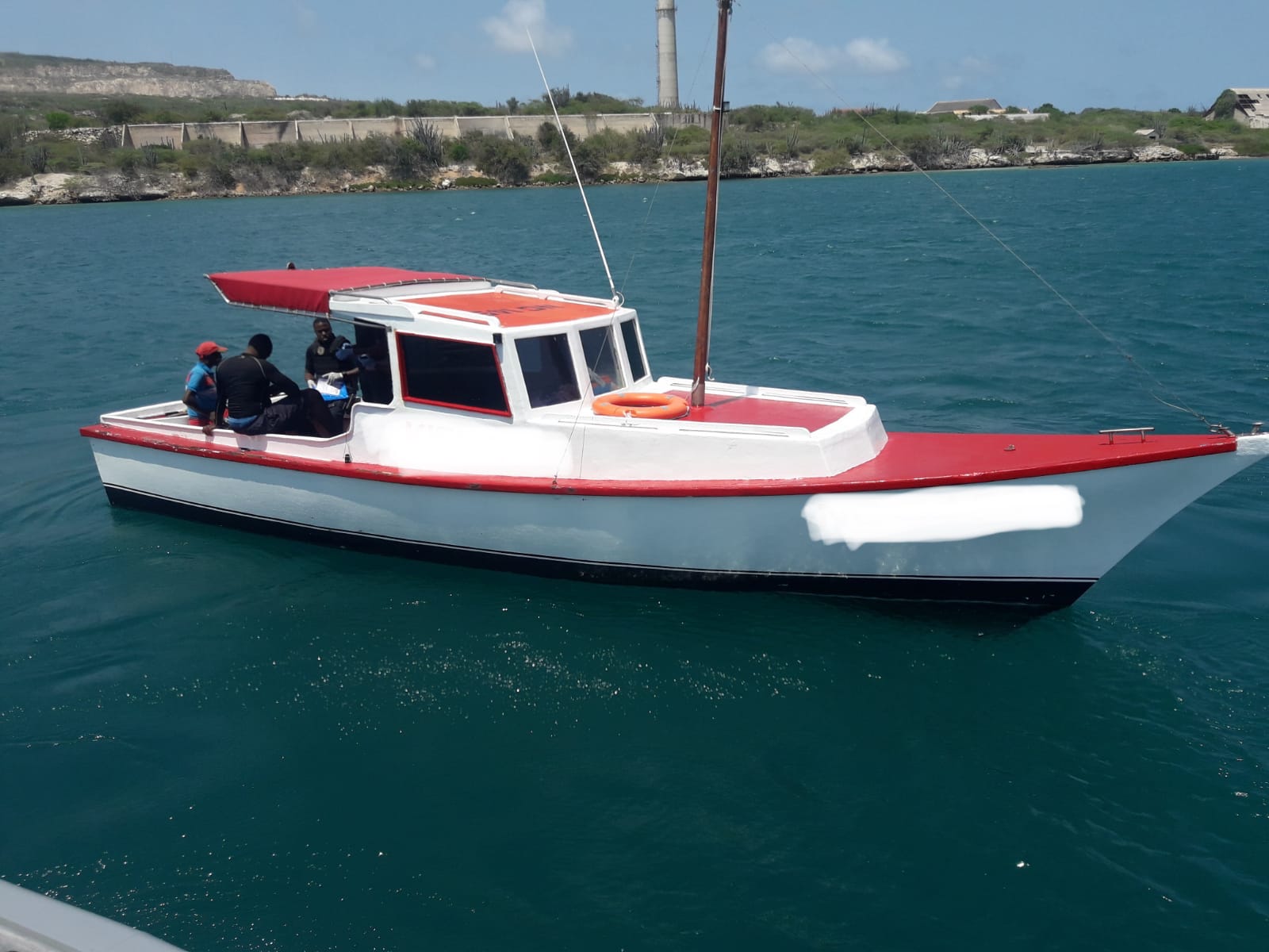 Fishing boat stopped by the Coast Guard