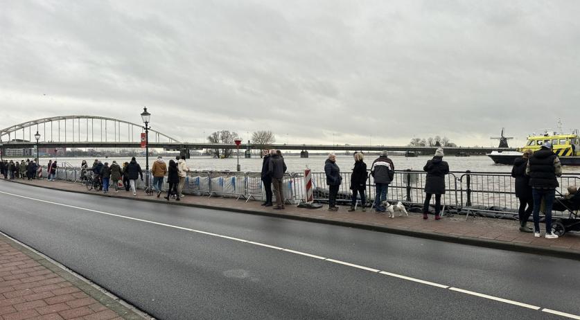 Concern over record high water levels in the Netherlands