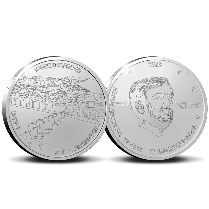 King Willem Alexander mints a special UNESCO coin in Curaçao